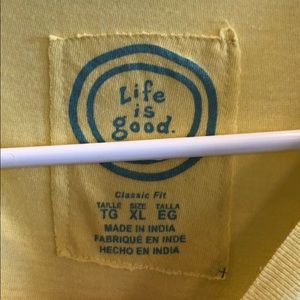 Life Is Good Shirts - Life Is Good Men’s XL T-Shirt Life Is Good Shirts - Life Is Good Men’s XL T-Shirt